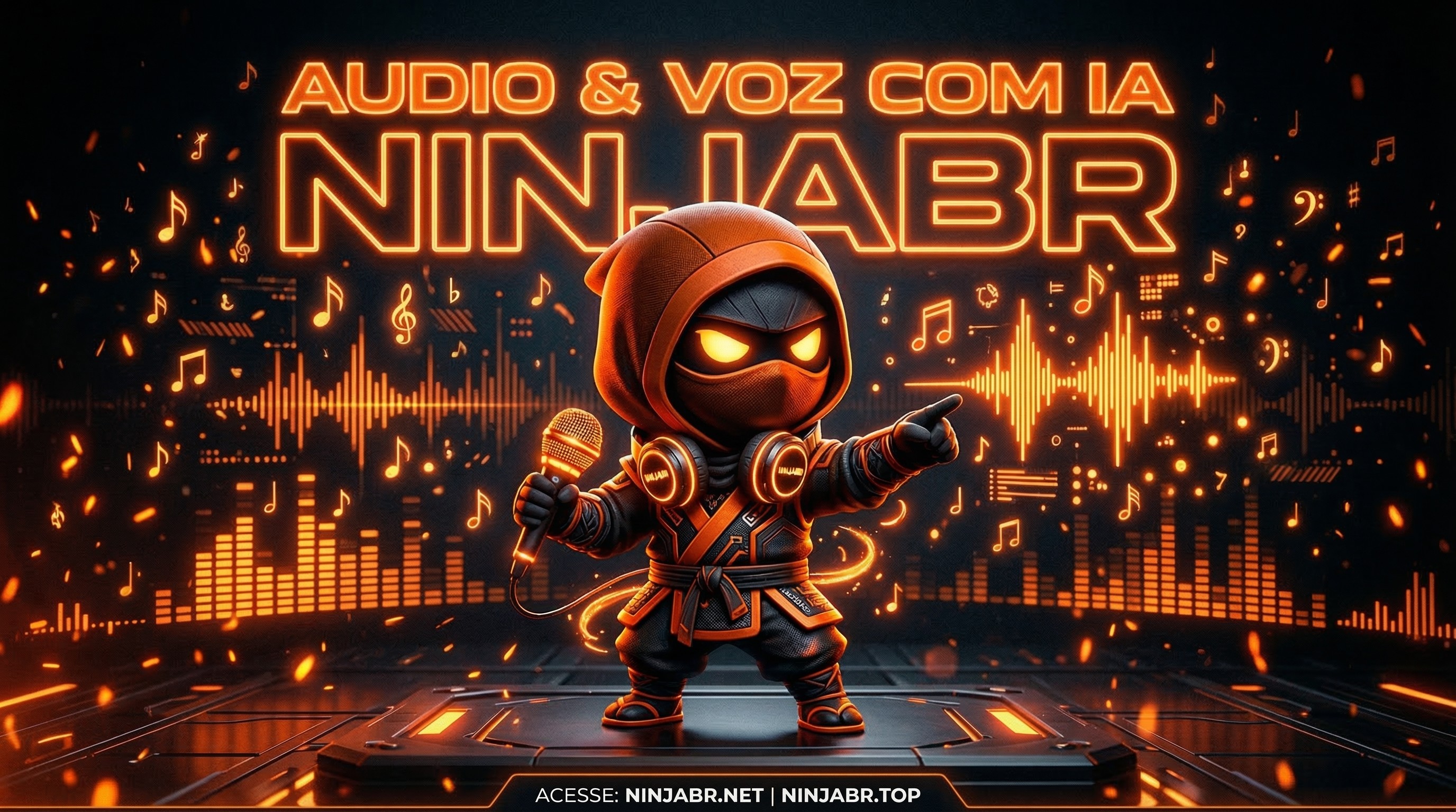 NinjaBR herramientas de audio Suno Fish.Audio Voice Clone IA