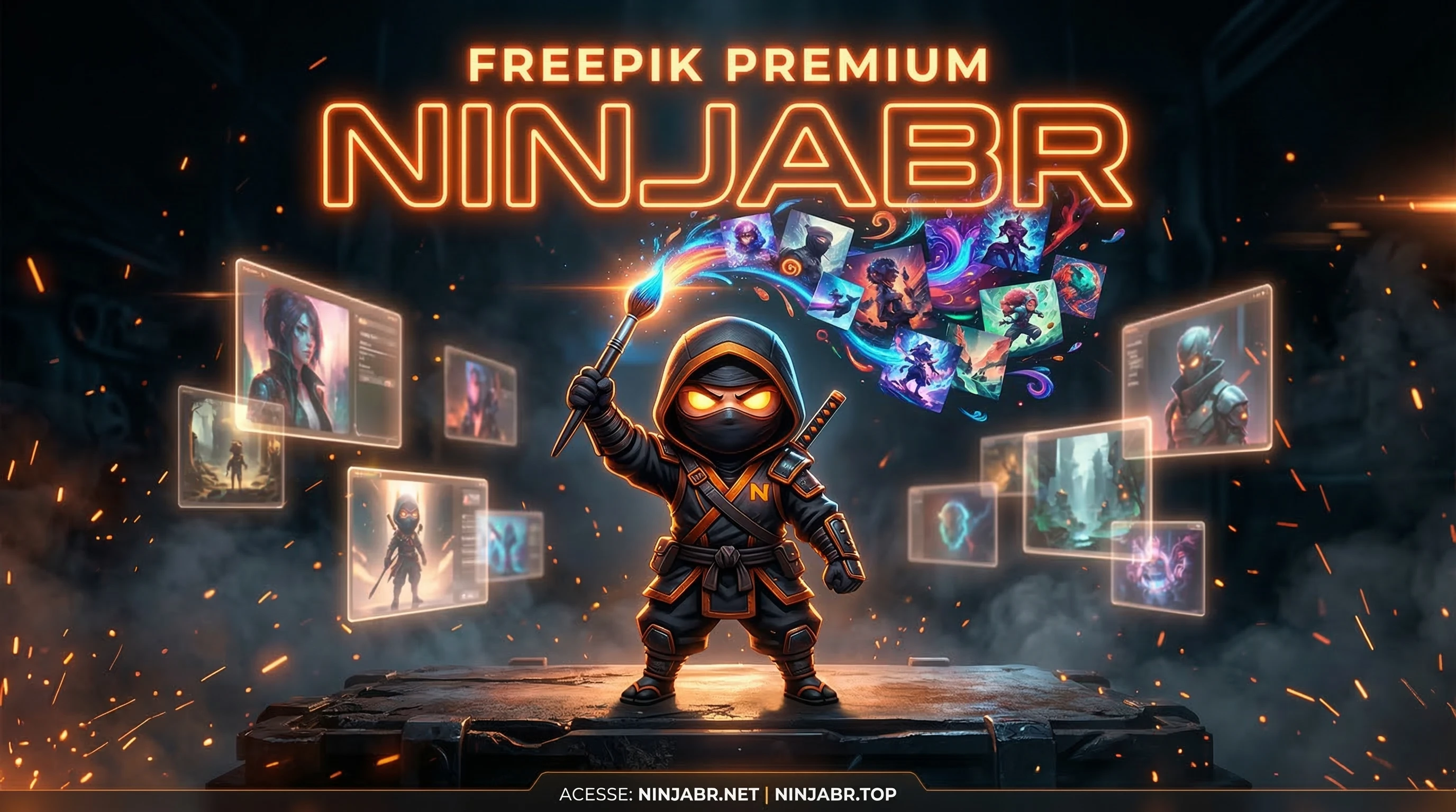 NinjaBR Freepik Premium IA ilimitada imágenes vídeos 2026