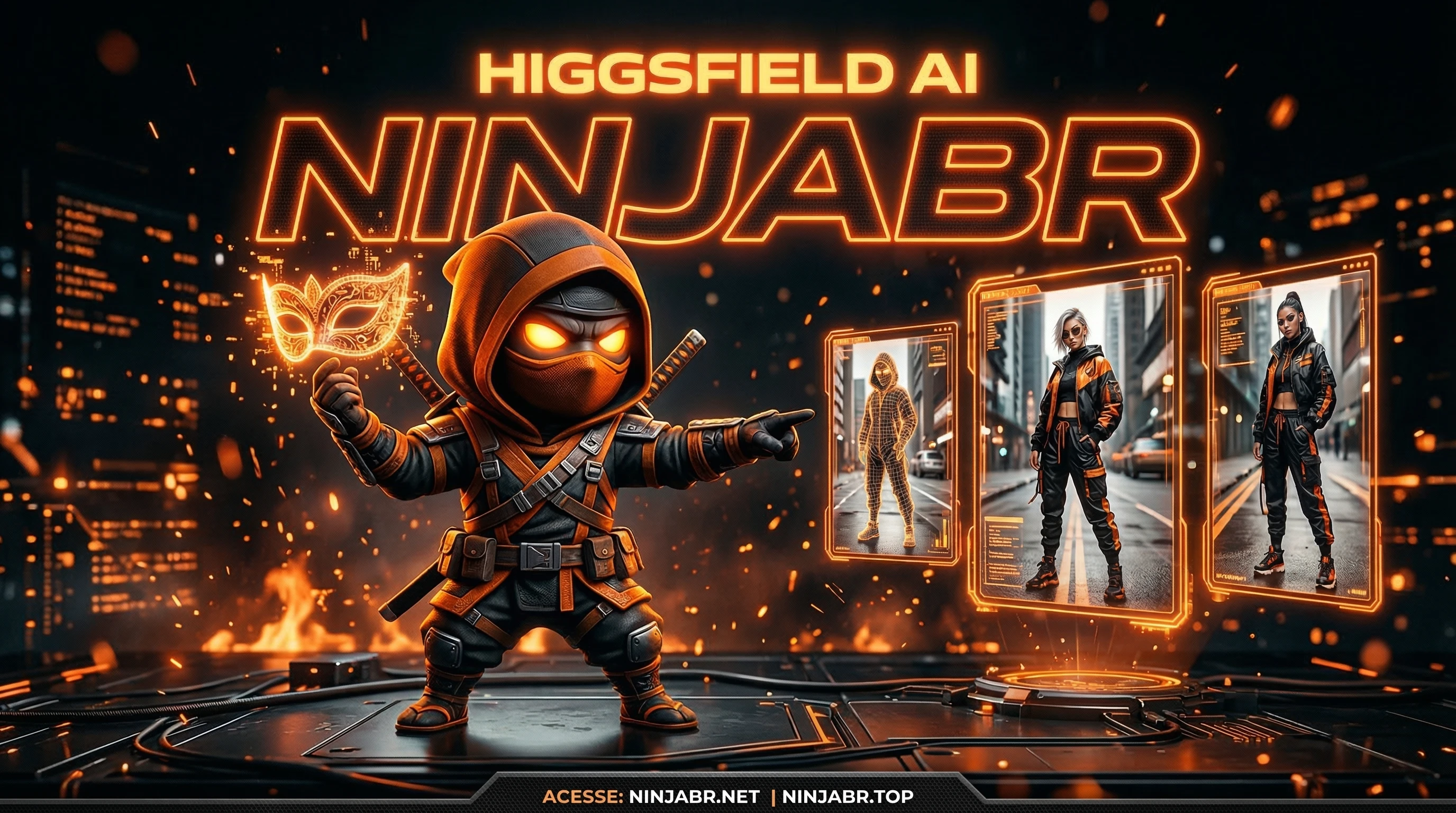 NinjaBR Higgsfield AI generación de imágenes ilimitada